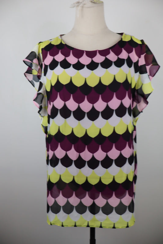 EMME MARELLA MAGLIA MANICHE CORTE DONNA TG. 46 WOMAN CASUAL VINTAGE T-SHIRT