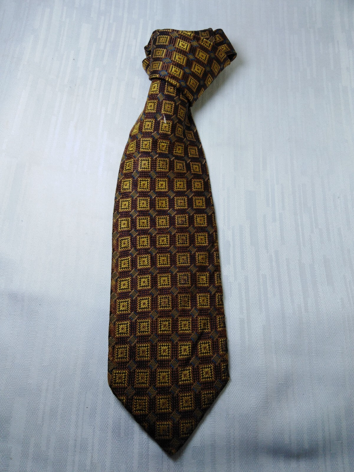 FABIO FERRETTI 100% SILK TIE SETA CRAVATTA NECKTIE MADE IN ITALY