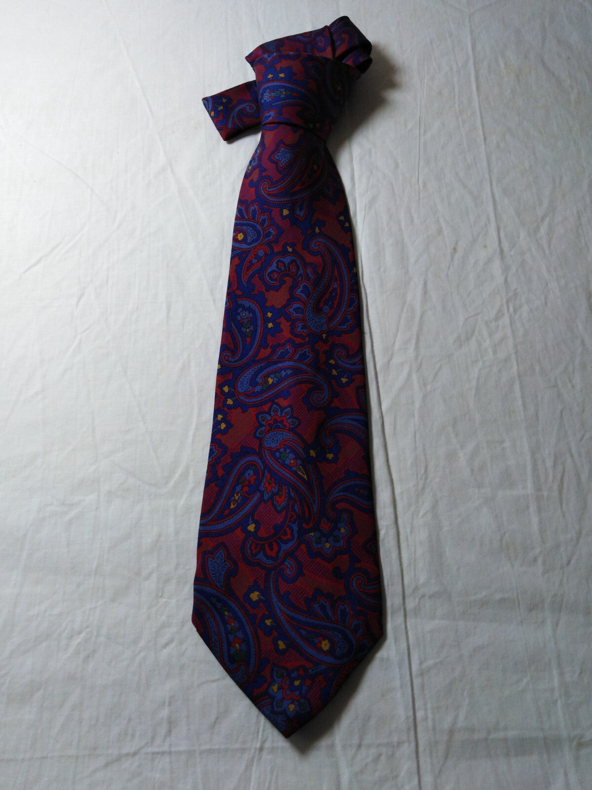 ERREDIECI PER VITTORIO LAMA 100% SILK TIE SETA CRAVATTA NECKTIE MADE IN ITALY