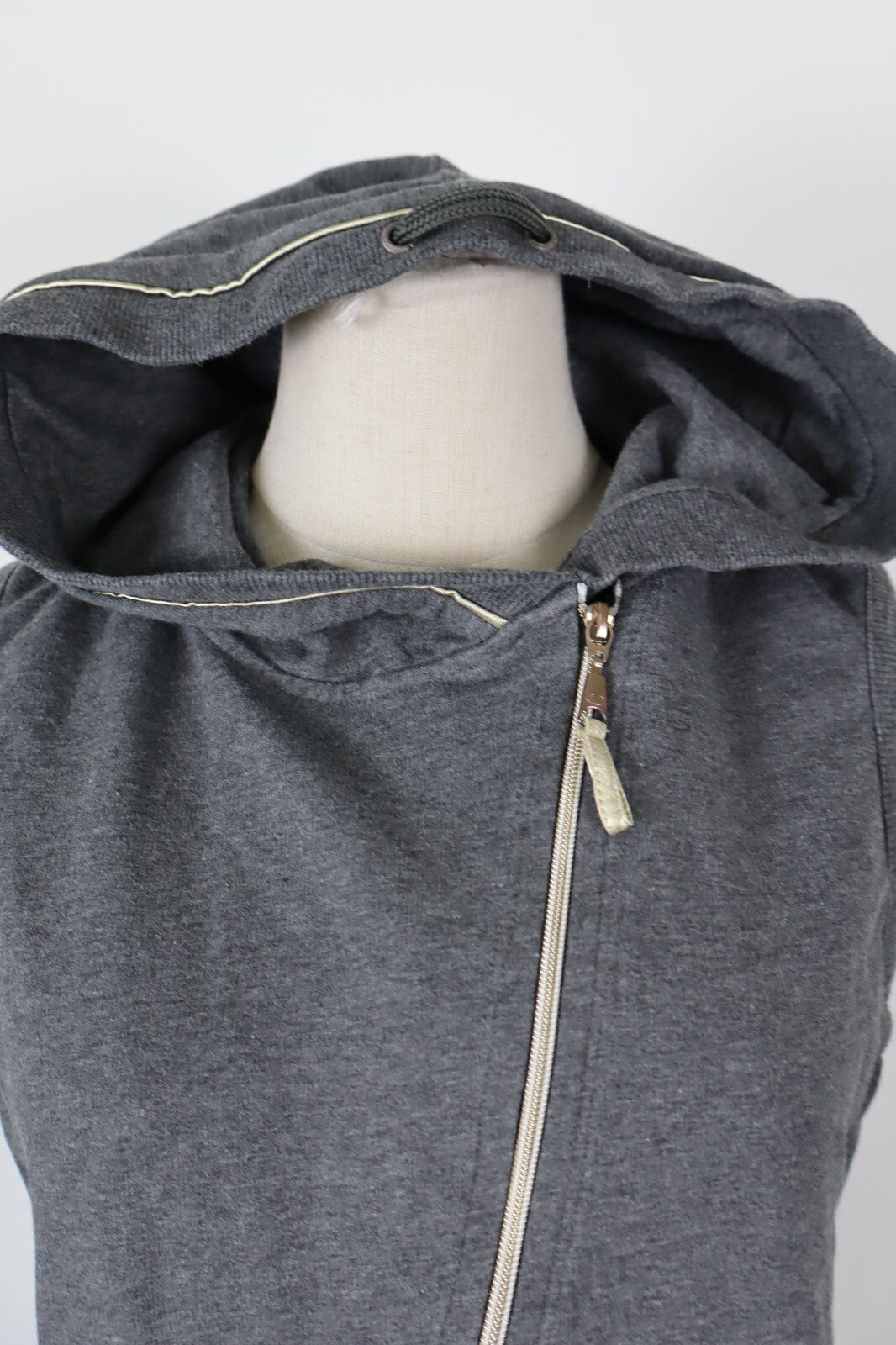 CHAMPION FELPA SMANICATA DONNA Tg XL WOMEN CASUAL VINTAGE SPORT SWEATSHIRT ZIP