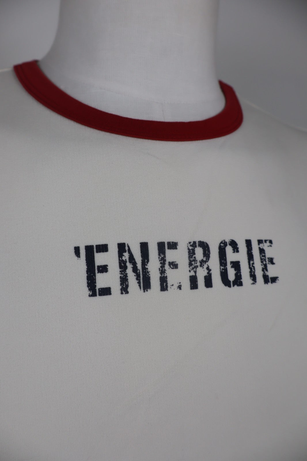 ENERGIE JEANS X-PERIENCE MAGLIA SMANICATA UOMO M MAN T-SHIRT CASUAL VINTAGE LOGO