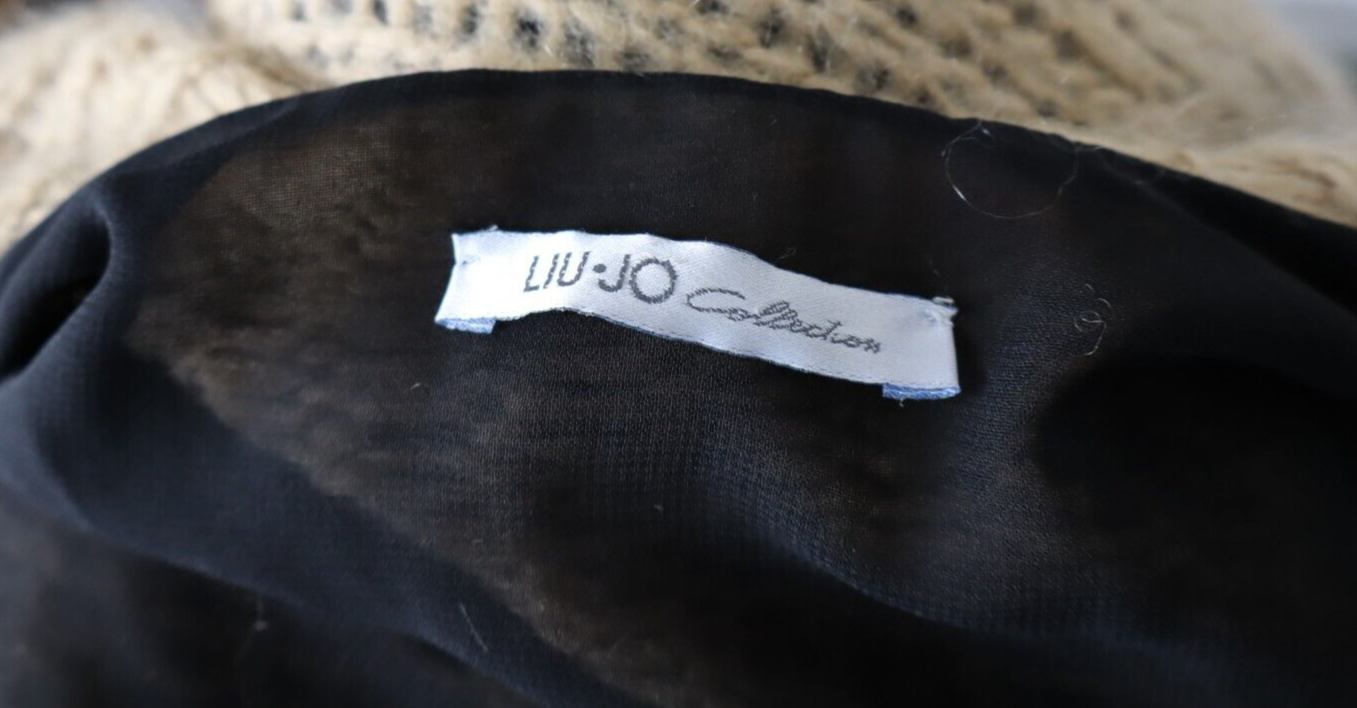 LIU JO JEANS MAGLIONE CARDIGAN DONNA M WOMAN SWEATER VINTAGE CASUAL LANA WOOL