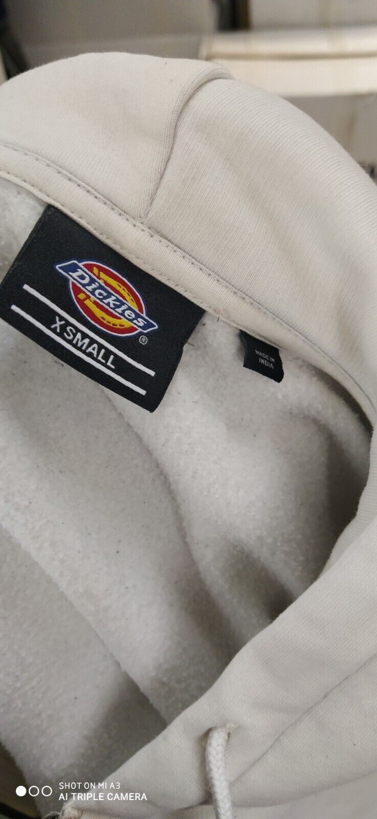 DICKIES FELPA CAPPUCCIO ZIP DONNA Tg XS WOMEN CASUAL VINTAGE SPORT SWEATSHIRT