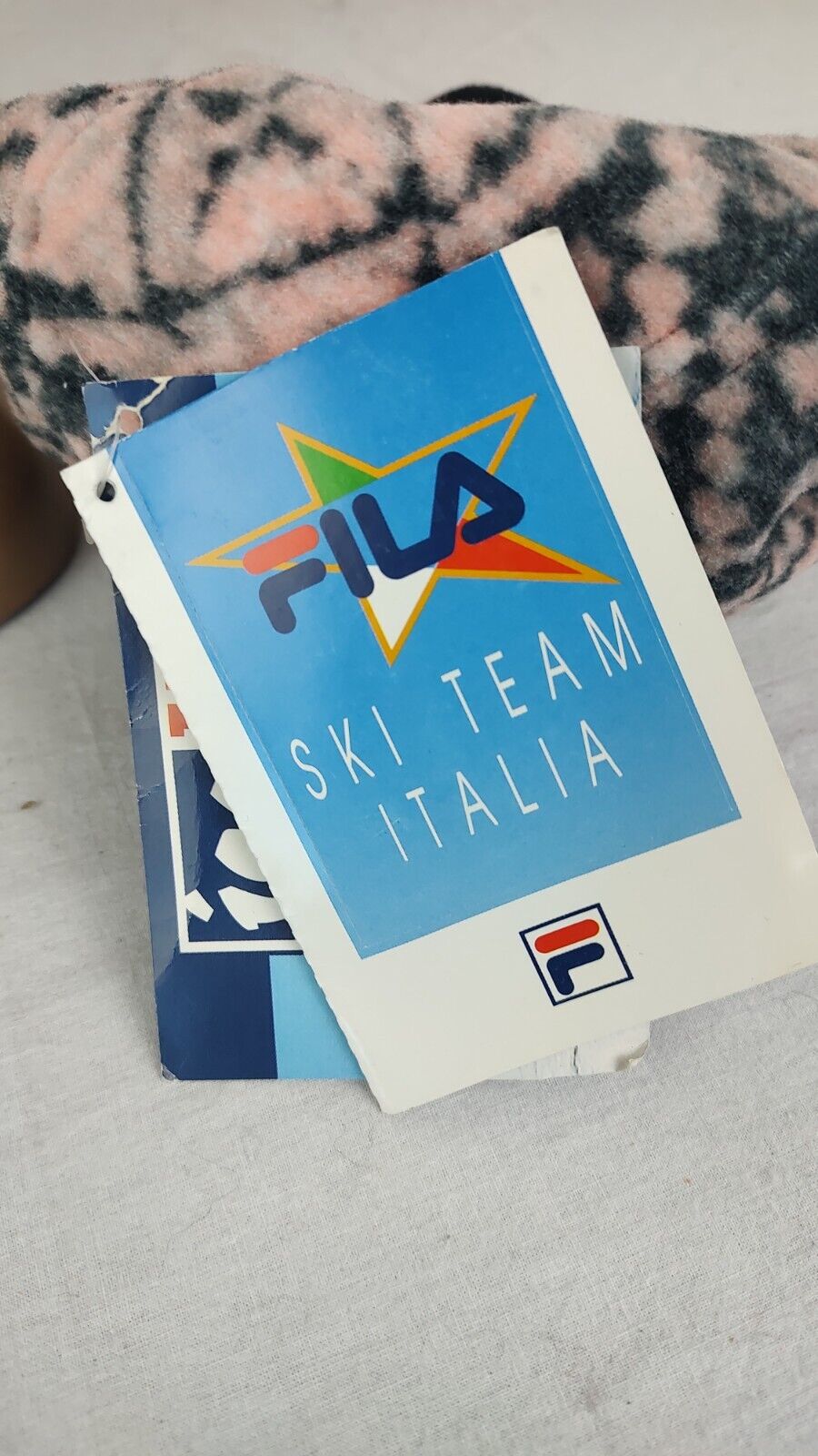FILA SKI TEAM CAPPELLO TAGLIA L BERRETTO DONNA MAN HAT CAP VINTAGECON TAG