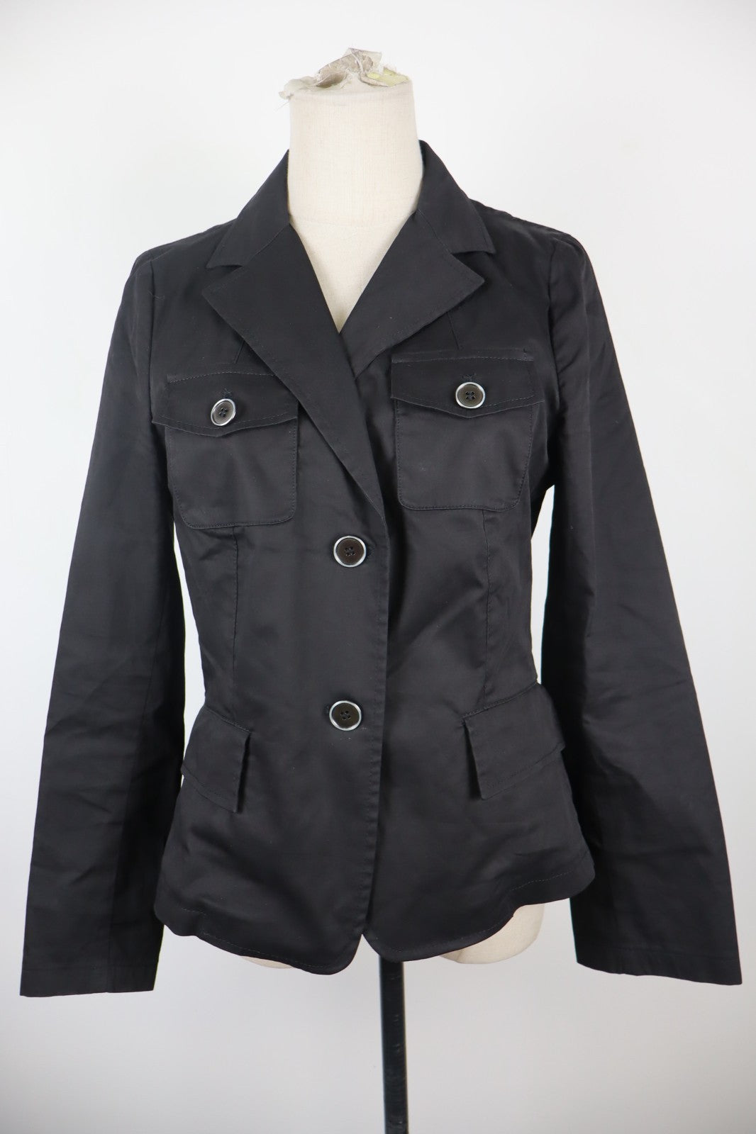 MARELLA BLAZER GIACCA DONNA Tg 48 WOMAN CASUAL VINTAGE JACKET COTONE COTTON