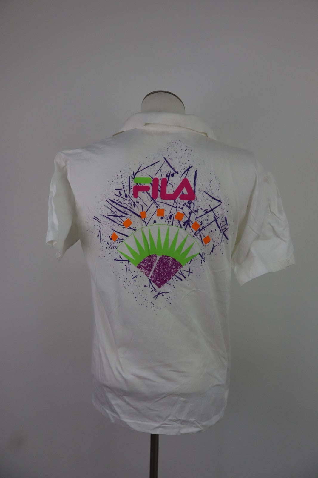 FILA TENNIS MAGLIA POLO UOMO TG. 50 MAN T-SHIRT CASUAL VINTAGE TENNIS