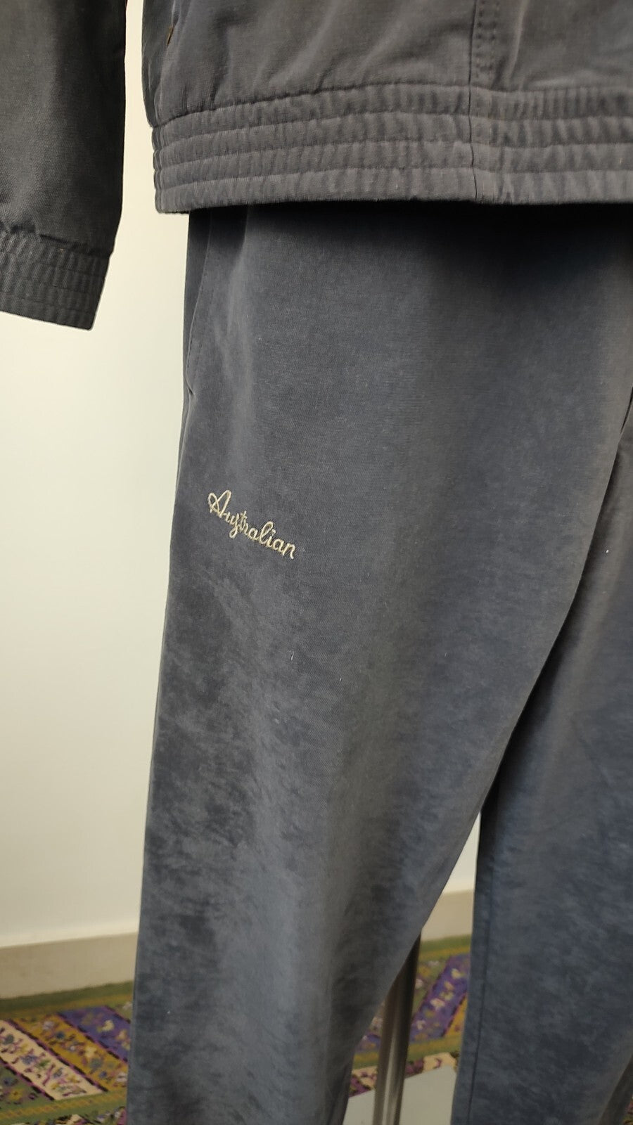 AUSTRALIAN TUTA COMPLETO DUE PEZZI  48 TRACKSUIT JACKET GIACCA PANTS UOMO SPORT