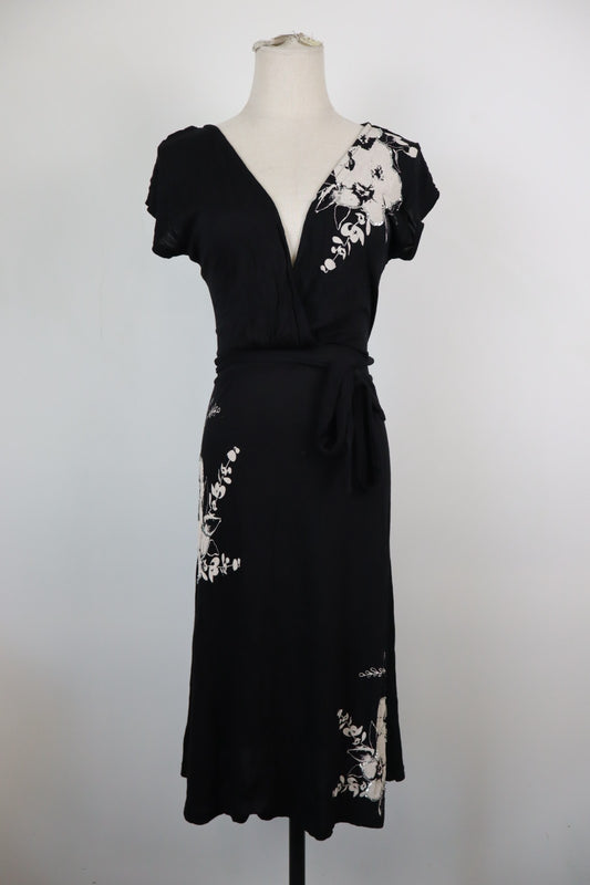 DESIGUAL VESTITO DONNA TG. S WOMAN CASUAL VINTAGE DRESS ABITO VISCOSA