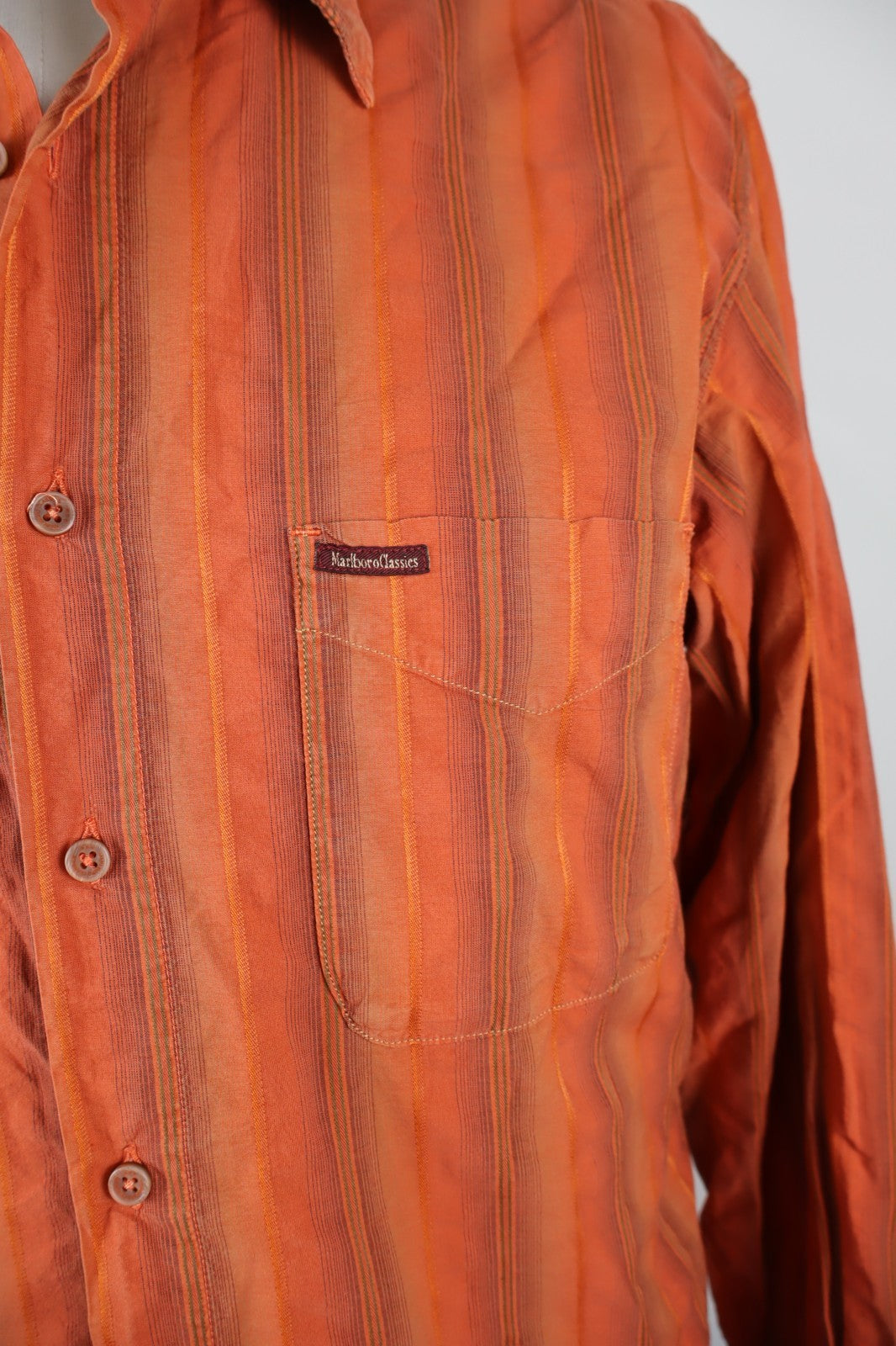 MARLBORO CLASSIC CAMICIA UOMO TG. M MAN CASUAL VINTAGE SHIRT ICONIC