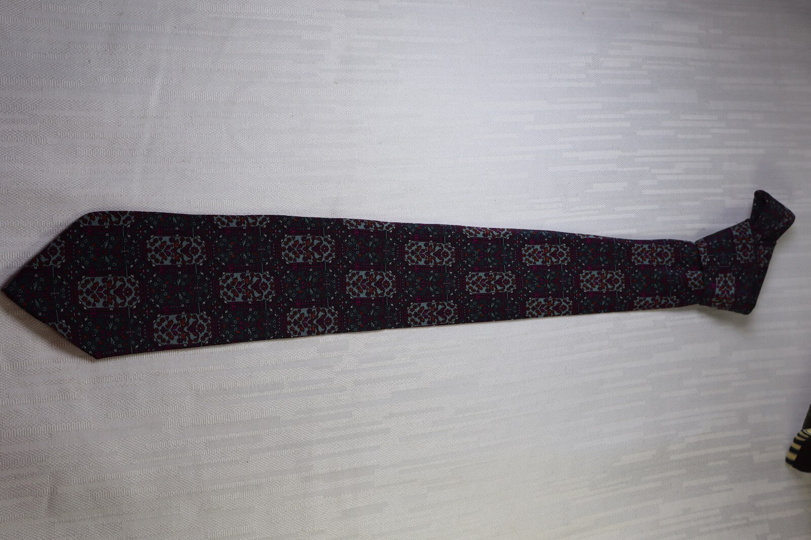 BARTON MODA 100% SILK TIE SETA CRAVATTA NECKTIE MADE IN ITALY VINTAGE