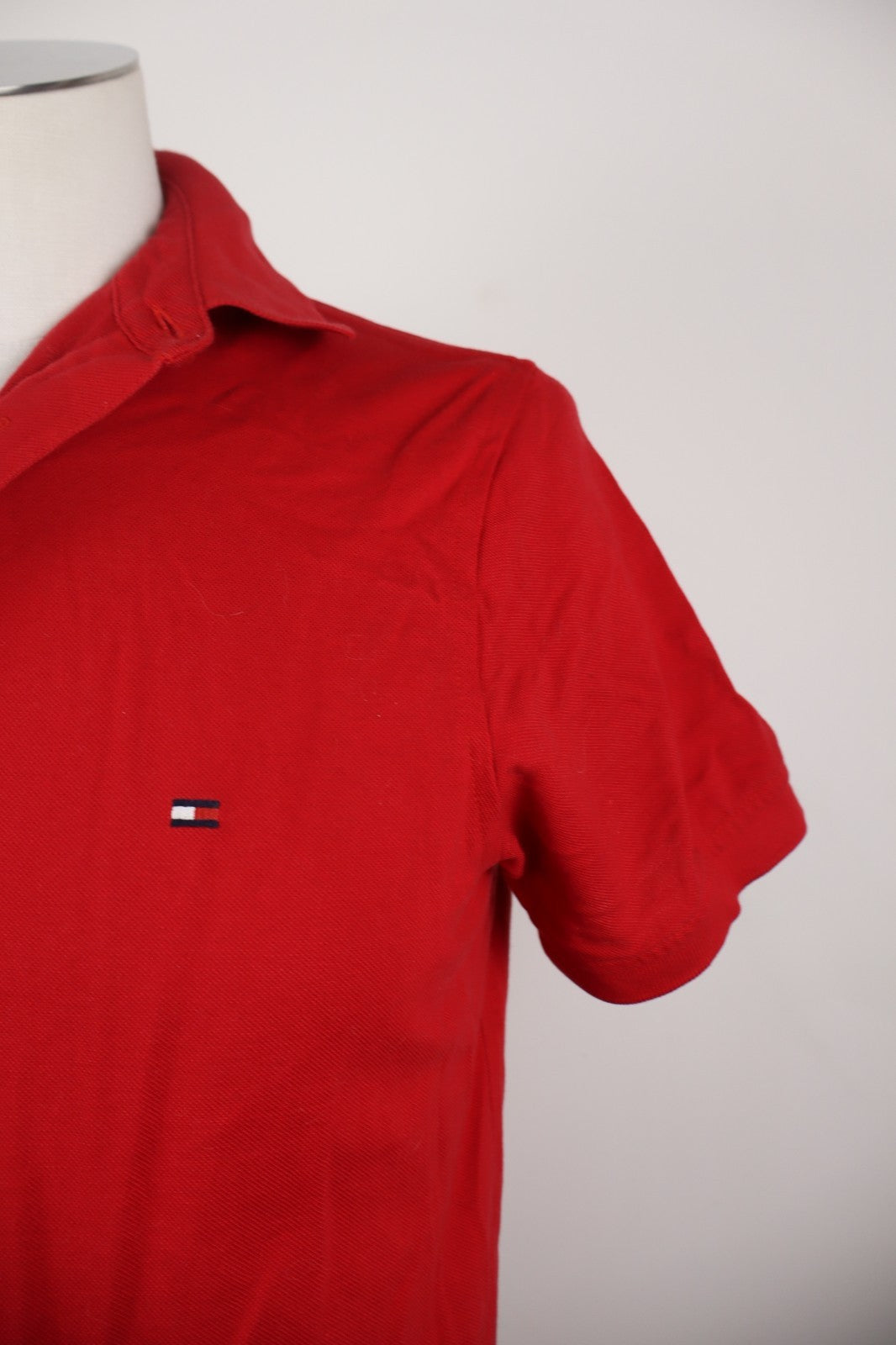 TOMMY HILFIGER POLO MAGLIA UOMO COTONE TG S SLIM MAN COTTON SHIRT CASUAL VINTAGE