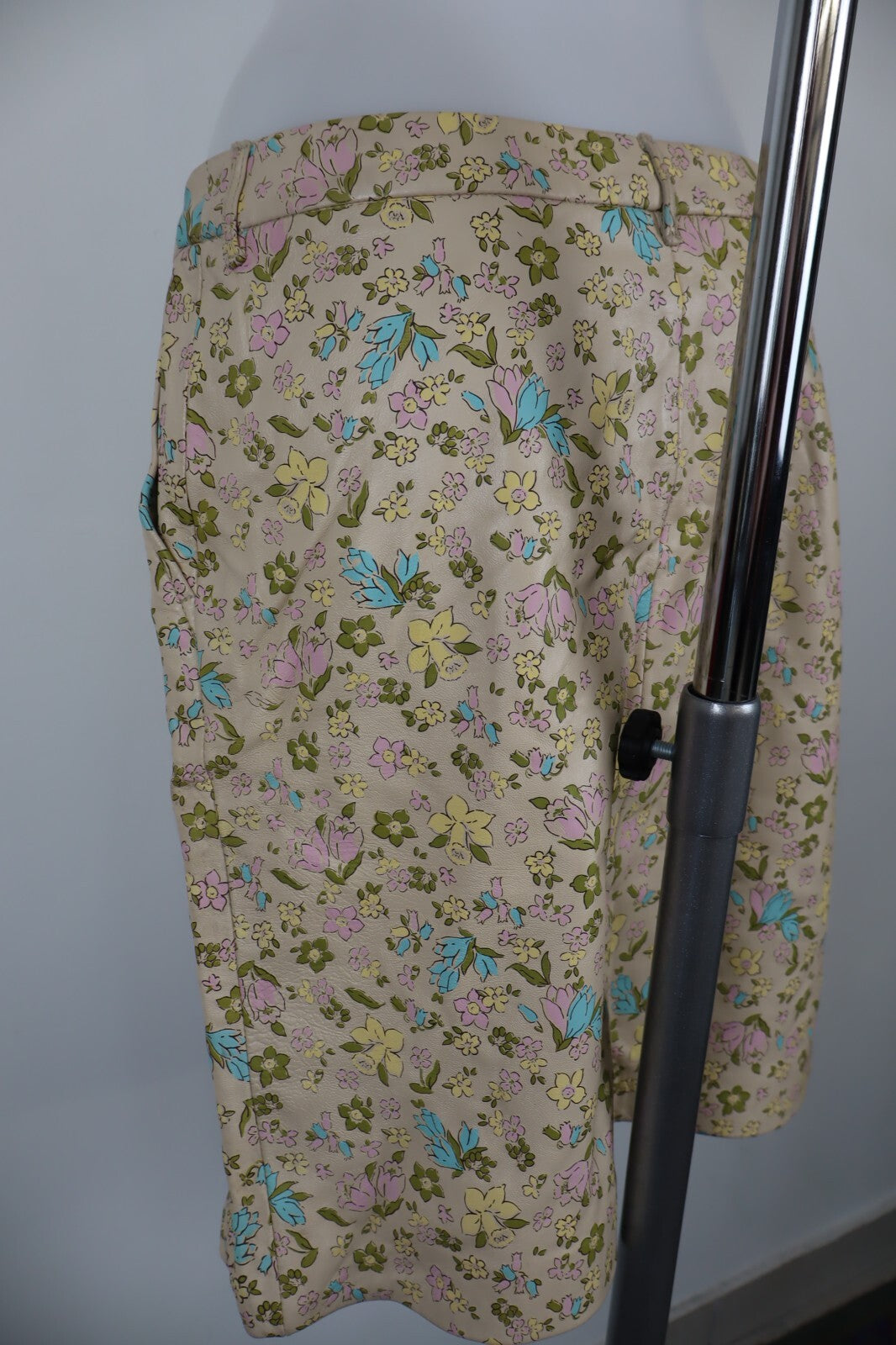 CACHAREL GONNA DONNA WOMAN SKIRT Tg. 44 VINTAGE CASUAL PELLE CUOIO