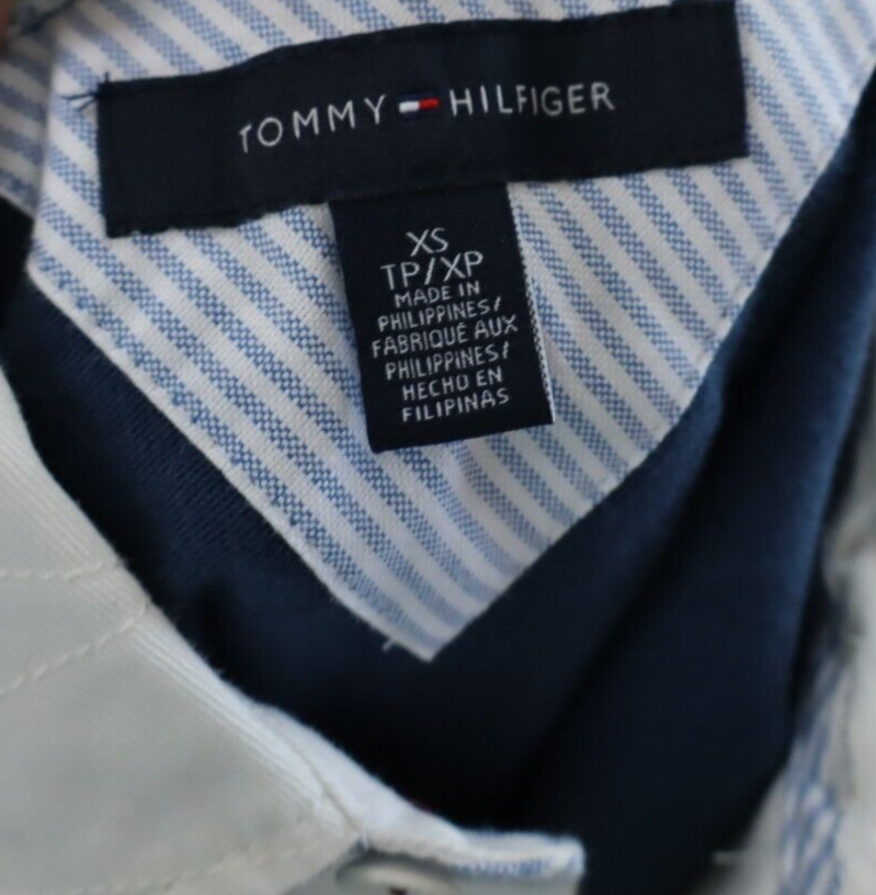 TOMMY HILFIGER MAGLIA POLO UOMO TG. XS MAN T-SHIRT CASUAL VINTAGE COTONE