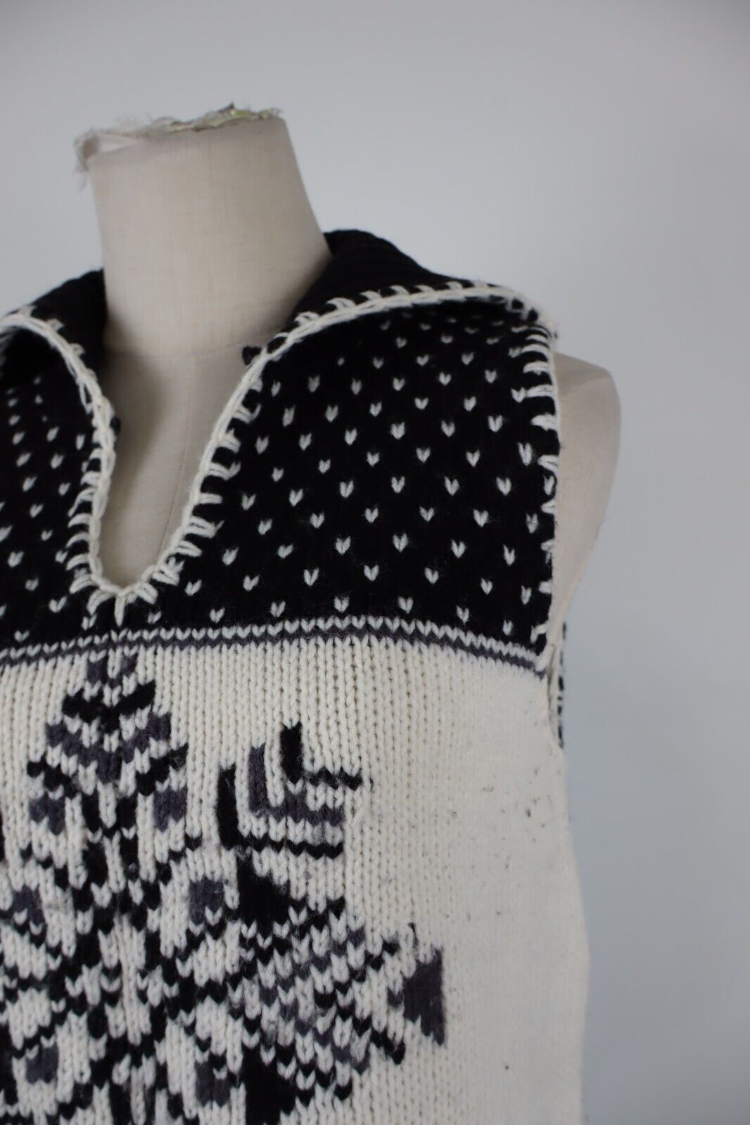 THINK PINK MAGLIONE SMANICATO LANA DONNA TG M WOMAN CASUAL WOOL SWEATER GILET