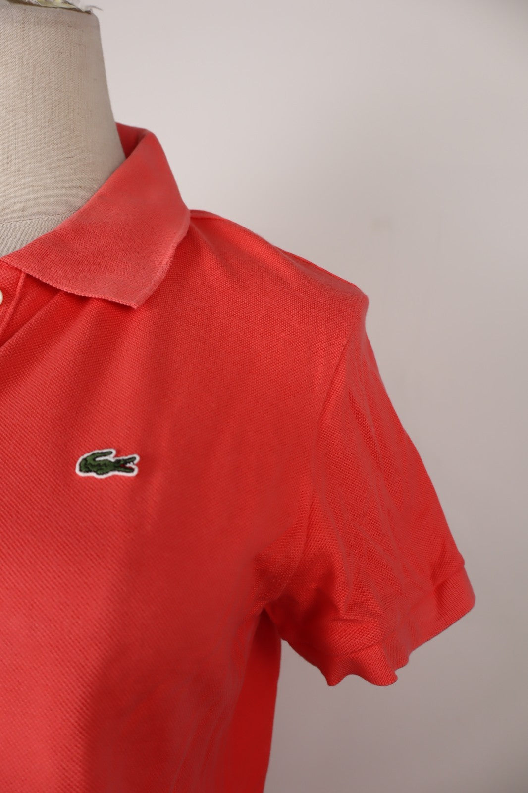 LACOSTE POLO MAGLIA DONNA COTONE TG. 42 WOMAN SHIRT CASUAL VINTAGE COTTON LOGO