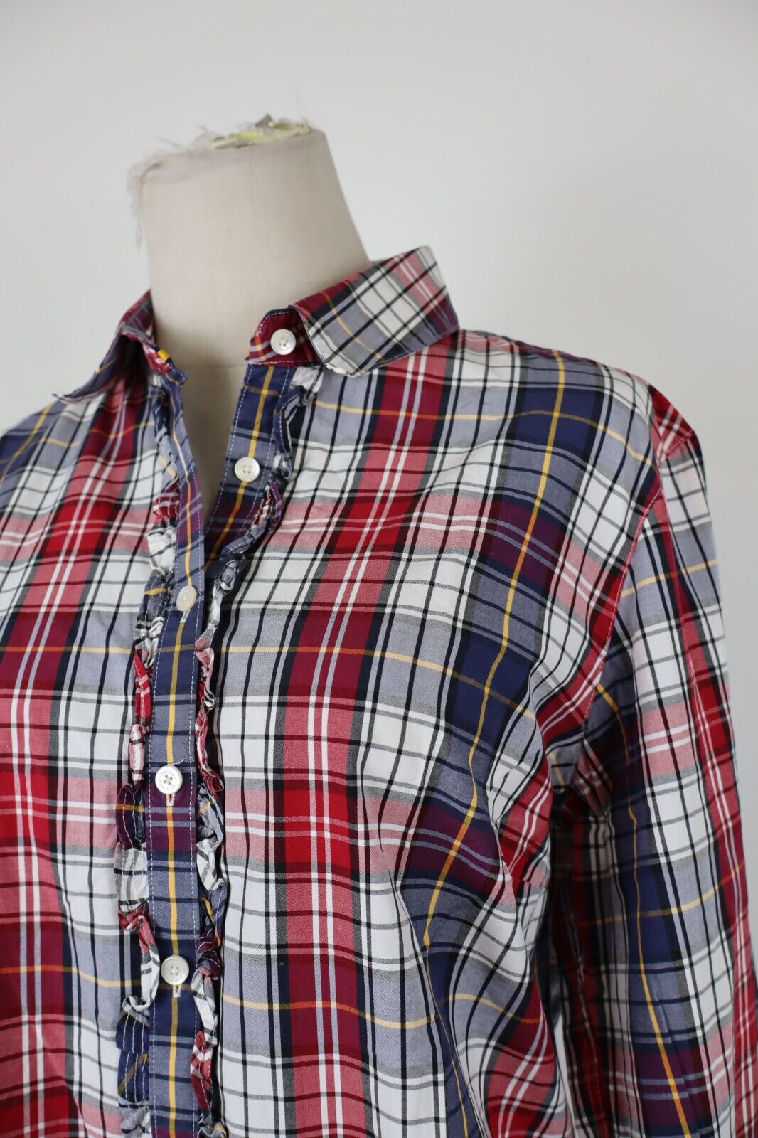 TOMMY HILFIGER CAMICIA DONNA TG. 12 WOMAN SHIRT CASUAL VINTAGE COTONE COTTON