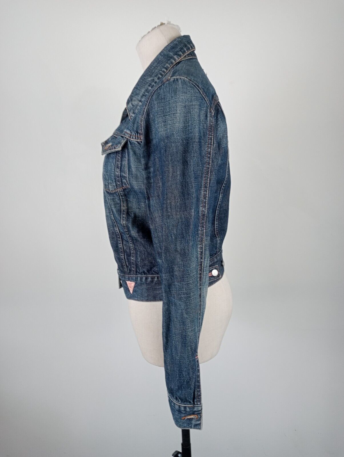 FIORUCCI JEANS GIUBBINO DONNA Tg. S WOMAN CASUAL JACKET COTONE DENIM VINTAGE