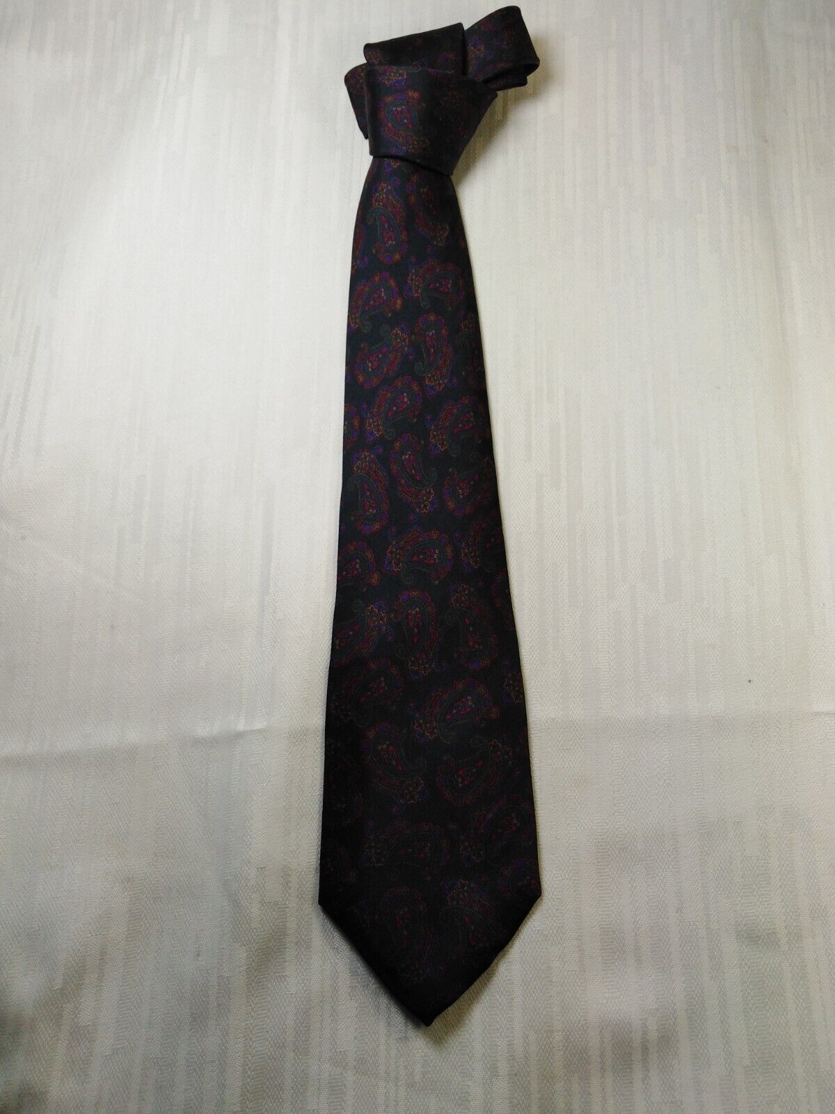 PACO RABANNE 100% SETA SILK TIE CRAVATTA NECKTIE ITALY VINTAGE CLASSIC