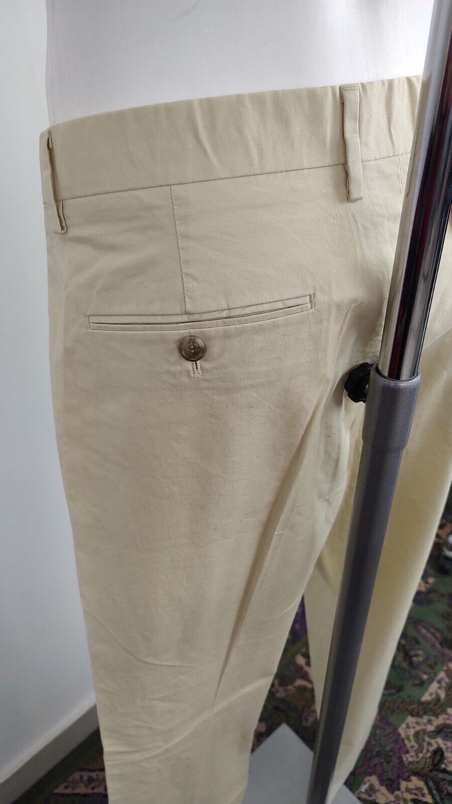 DOCKERS PANTALONE CASUAL UOMO TG 38 MAN VINTAGE PANTS COTONE CON TAG