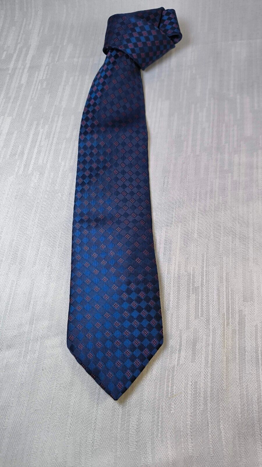 ANTONIO BASILE 100%  SILK TIE SETA CRAVATTA SELF TIPPED NECKTIE MADE IN ITALY