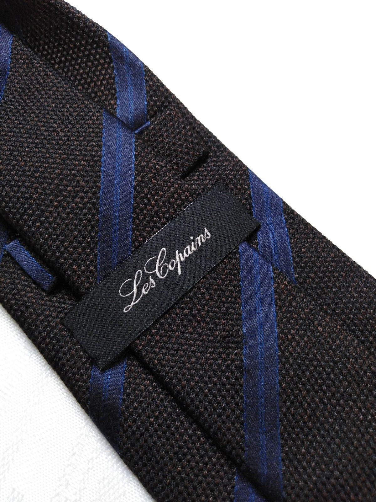 LES COPAINS 100% SILK TIE SETA CRAVATTA NECKTIE MADE IN ITALY CLASSIC