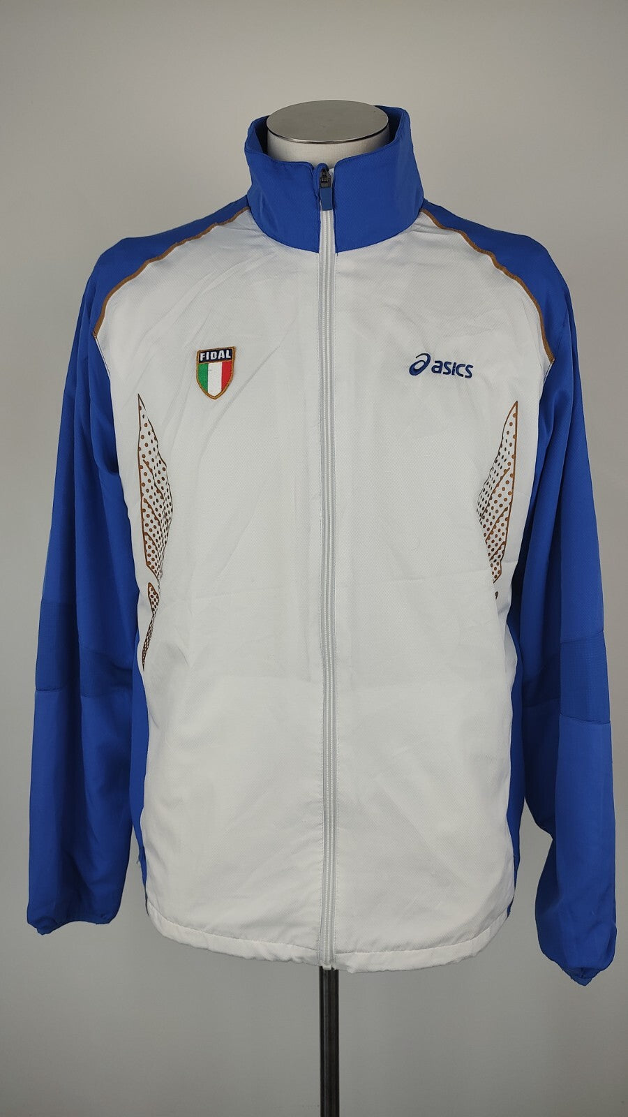 ASICS FIDAL GIACCA SPORTIVA UOMO Tg. XL MAN VINTAGE CASUAL SPORT JACKET