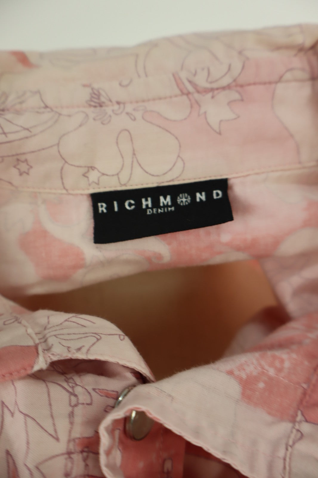 RICHMOND CAMICIA  DONNA TG. M WOMAN SHIRT CASUAL VINTAGE COTONE
