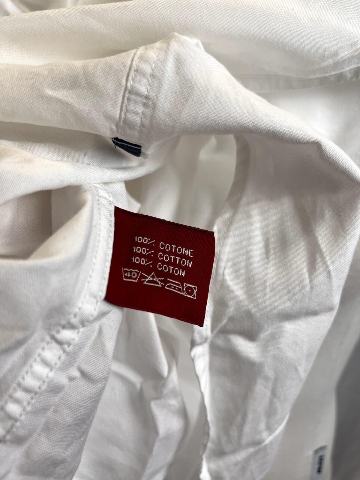 BOGGI MILANO CAMICIA COTONE UOMO TG M MAN CASUAL VINTAGE SHIRT COTTON