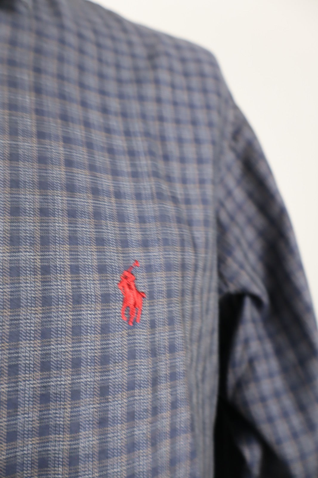 RALPH LAUREN CAMICIA UOMO COTONE TG 34 15 1/2 MAN CASUAL VINTAGE COTTON SHIRT