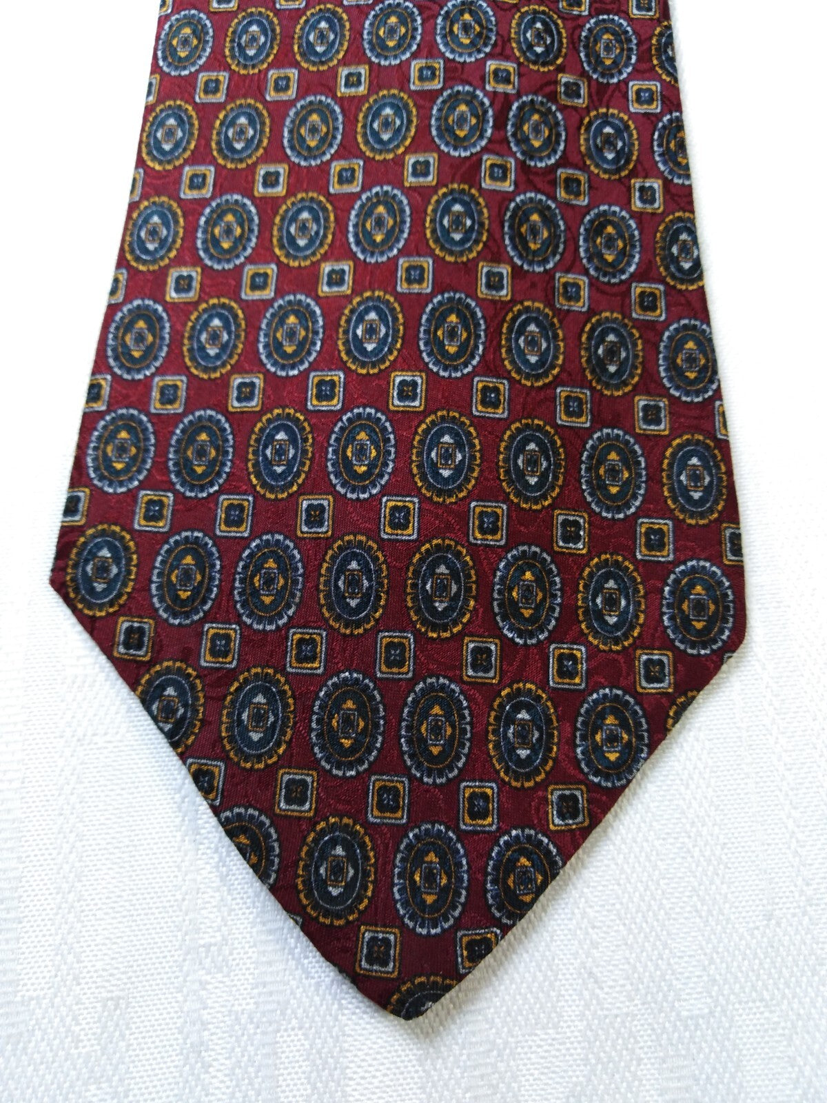 UMBERTO FORNARI  100% SILK TIE SETA CRAVATTA NECKTIE MADE IN ITALY CLASSIC