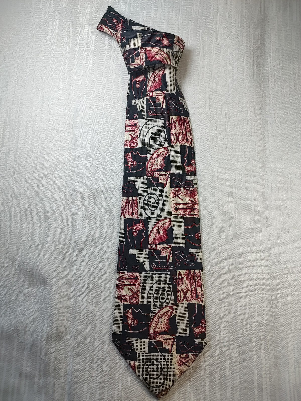 PROCHOWNICK 100% SILK TIE SETA CRAVATTA NECKTIE MADE IN ITALY CLASSIC