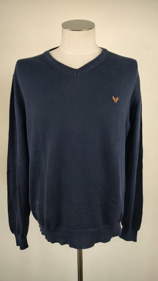 AVIREX MAGLIONE COTONE VINTAGE UOMO Tg. 2XL MAN SWEATER CASUAL