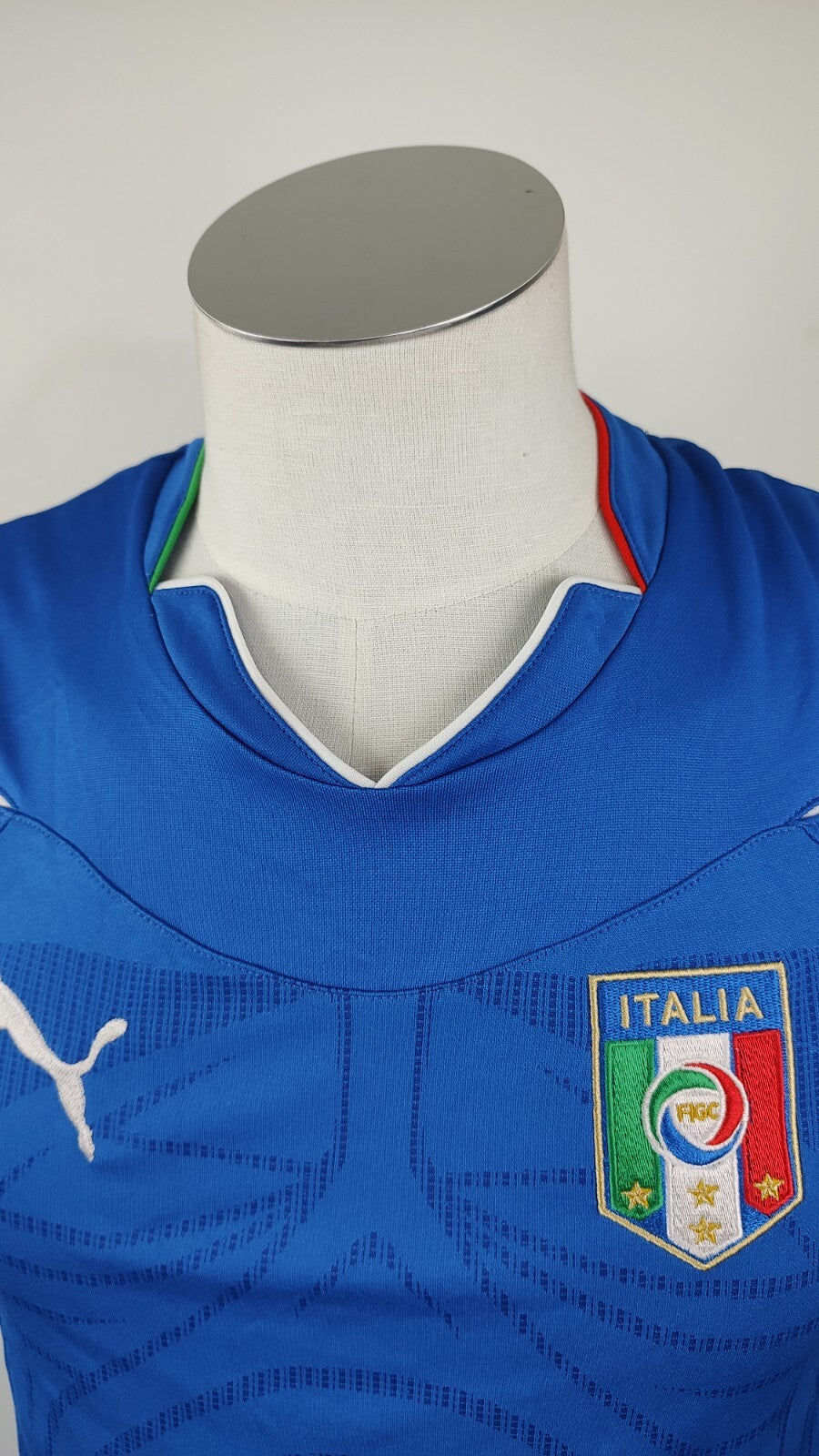 PUMA ITALIA MAGLIA CALCIO UOMO Tg S SOCCER JERSEY SPORT VINTAGE 2010