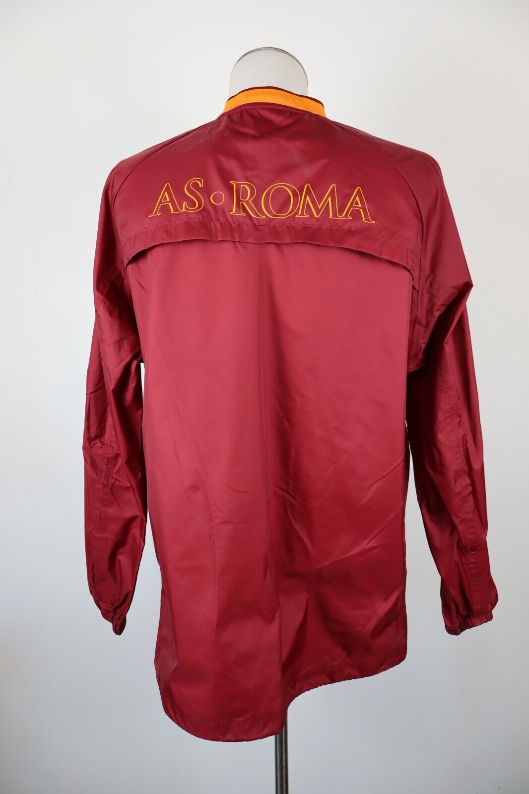 AS ROMA GIUBBINO K-WAY IMPERMEABILE CALCIO UOMO Tg L MAN SPORT JACKET