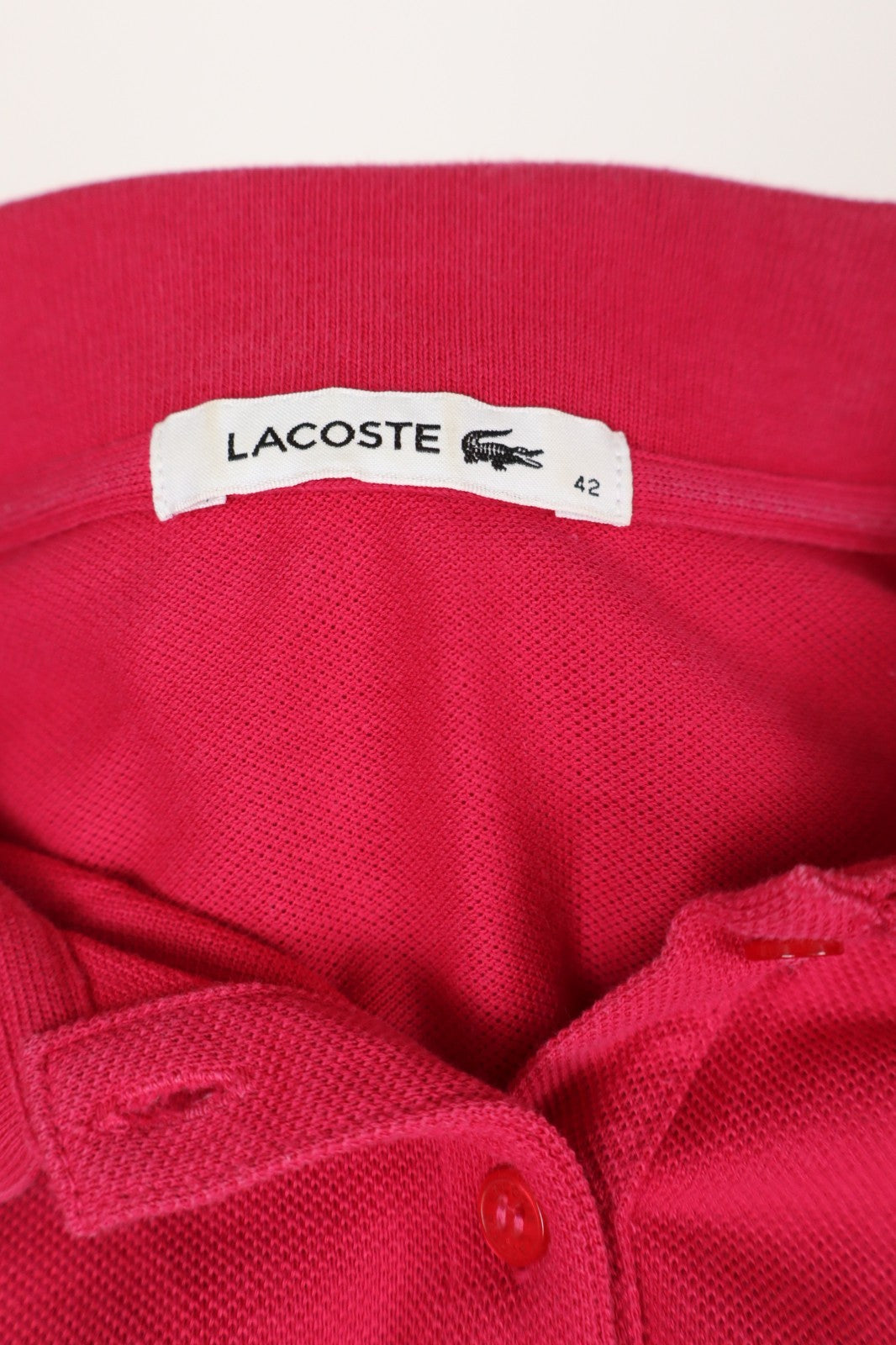 LACOSTE VESTITO POLO DONNA TG. 42 WOMAN CASUAL VINTAGE DRESS COTONE
