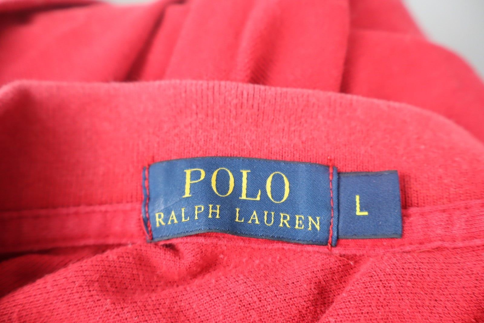POLO RALPH LAUREN MAGLIA POLO UOMO COTONE TG. L MAN COTTON SHIRT CASUAL LOGO