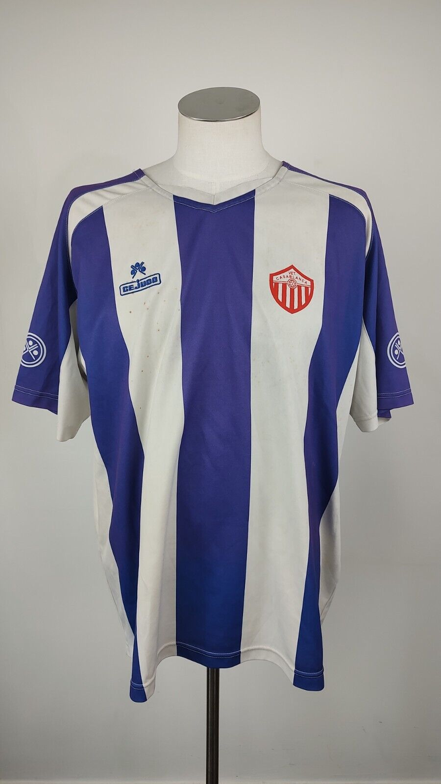 CEJUDO CASABLANCA N 10 MAGLIA CALCIO UOMO Tg XL SOCCER JERSEY SPORT VINTAGE