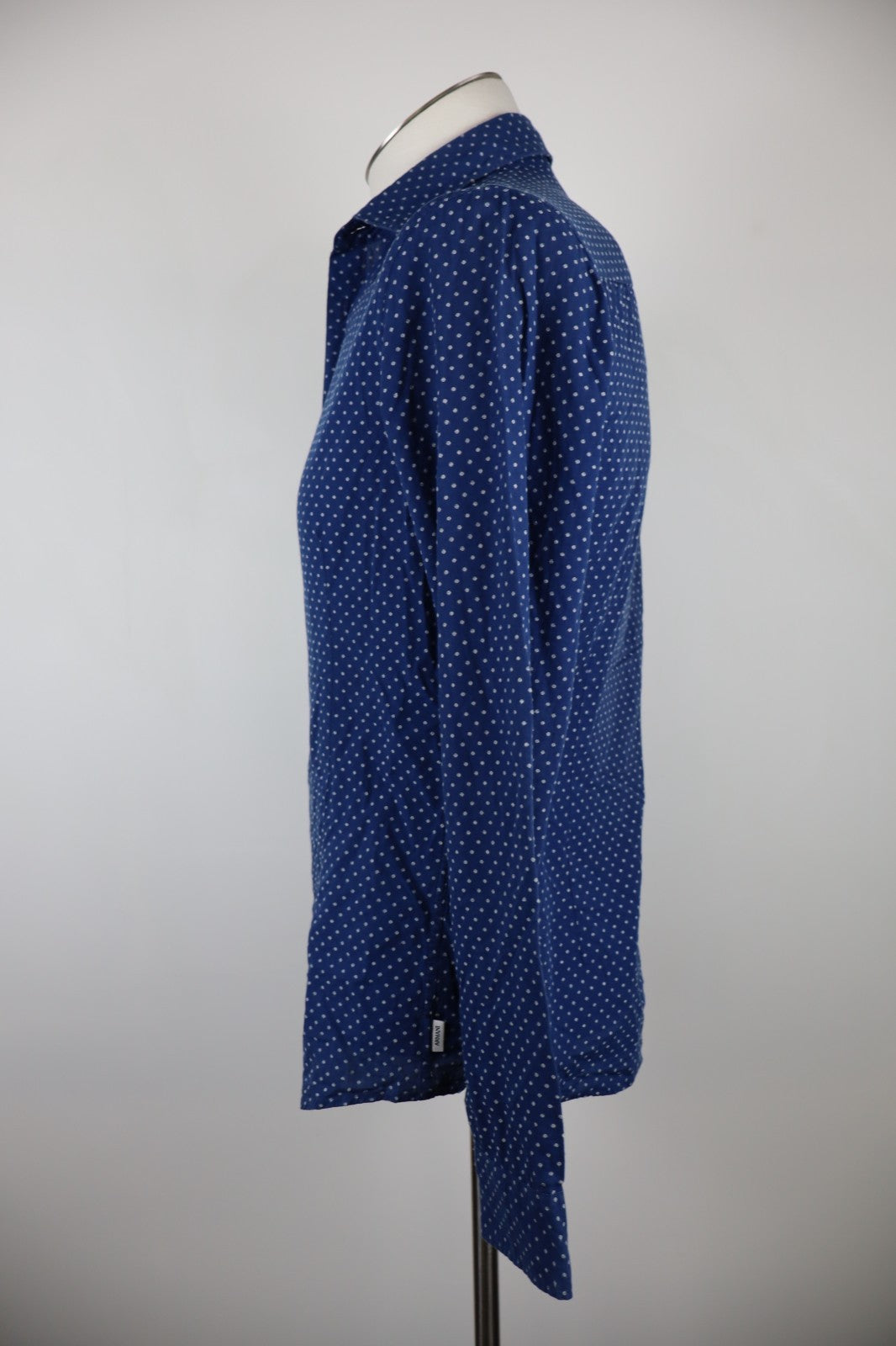 AJ ARMANI JEANS CAMICIA UOMO COTONE TG. S MAN CASUAL VINTAGE COTTON SHIRT POIS