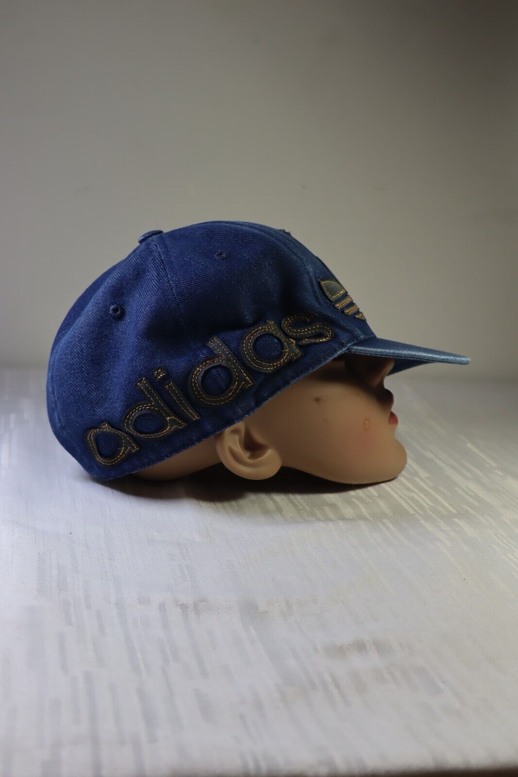 ADIDAS CAPPELLO TAGLIA M BERRETTO UOMO DONNA HAT CAP VINTAGE CASUAL DENIM