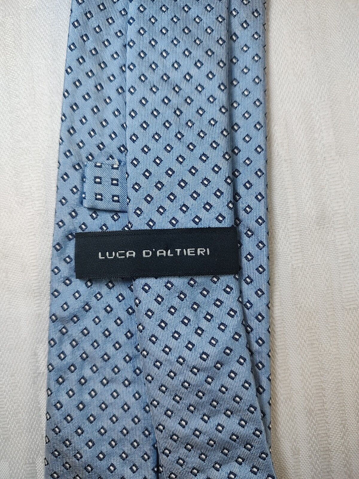 LUCA D'ALTIERI 100% SILK TIE SETA CRAVATTA NECKTIE MADE IN ITALIA CLASSIC