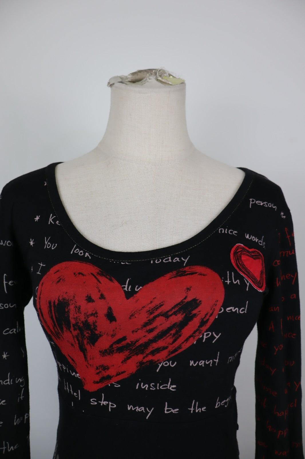 DESIGUAL VESTITO DONNA TG. S WOMAN CASUAL VINTAGE DRESS ABITO CUORE