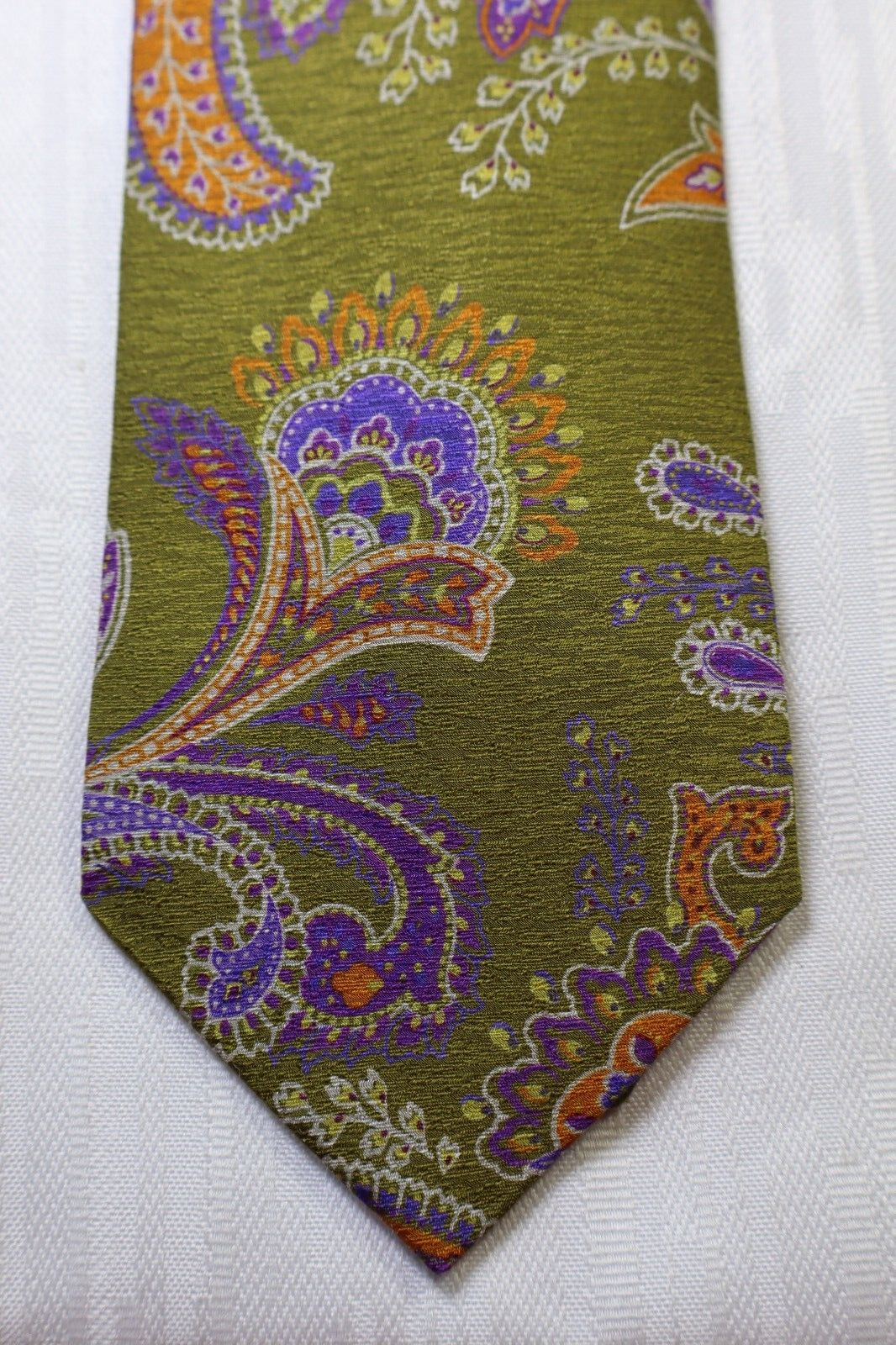 BYBLOS 100% SETA SILK TIE CRAVATTA NECKTIE ITALY VINTAGE CLASSIC