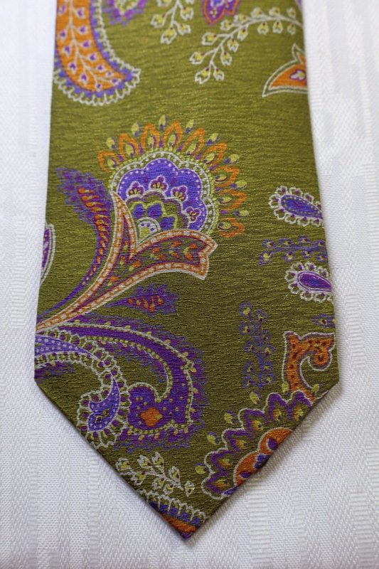 BYBLOS 100% SETA SILK TIE CRAVATTA NECKTIE ITALY VINTAGE CLASSIC