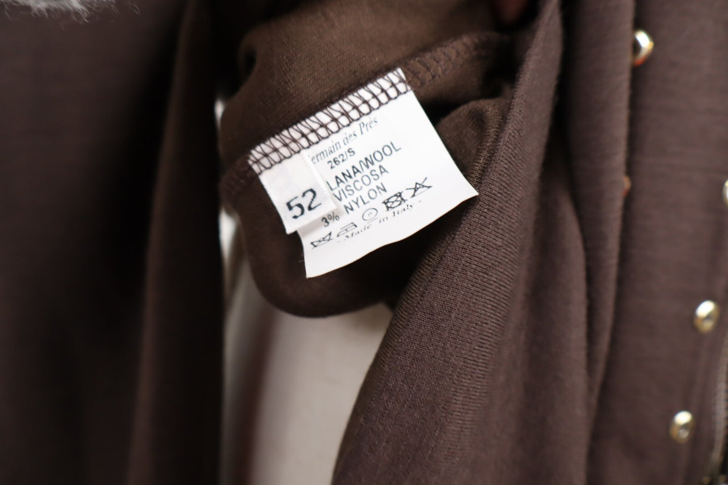 ST GERMAIN DES PRES MAGLIONE CON ZIP DONNA 52 WOMAN CASUAL SWEATER VINTAGE TAG