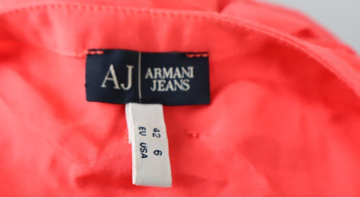 AJ ARMANI JEANS MAGLIA DONNA TG. 42 WOMAN CASUAL VINTAGE TOP T-SHIRT MODAL