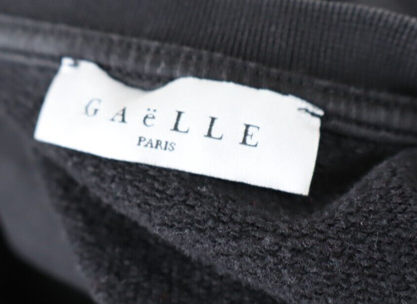 GAELLE PARIS FELPA DONNA Tg L WOMAN CASUAL VINTAGE SPORT SWEATSHIRT COTONE