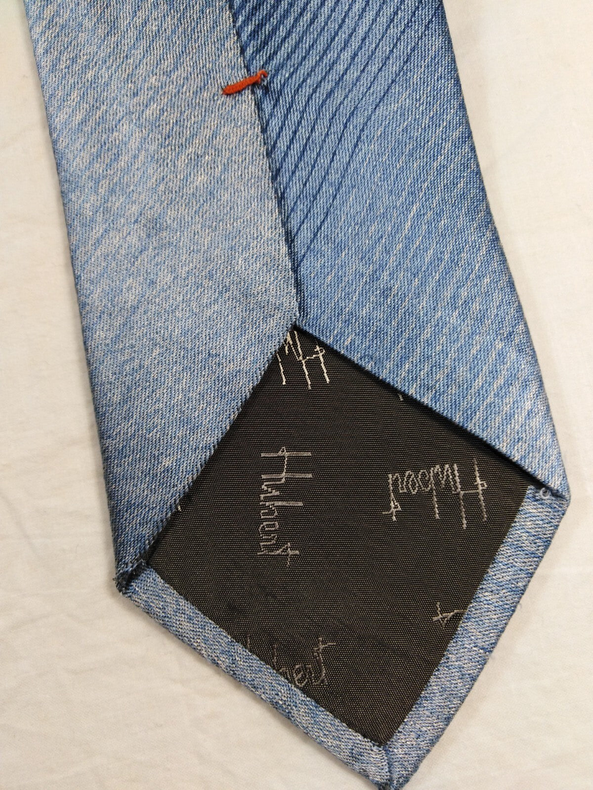 HUBERT MILANO 100%  SILK TIE SETA CRAVATTA NECKTIE MADE IN ITALY