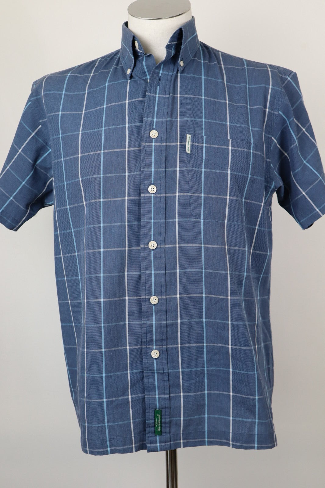 BEN SHERMAN CAMICIA UOMO COTONE TG. S  MAN CASUAL VINTAGE SHIRT