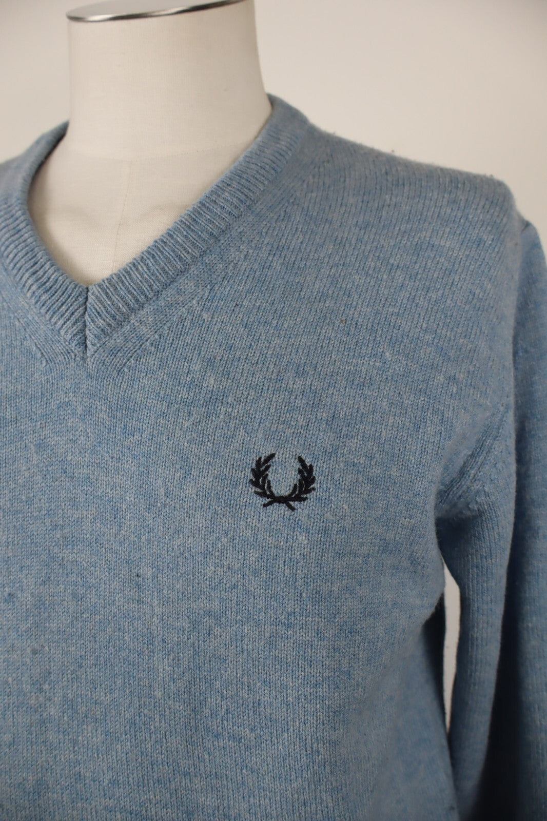 FRED PERRY MAGLIONE LANA WOOL UOMO TG 40 102 MAN SWEATER CASUAL VINTAGE