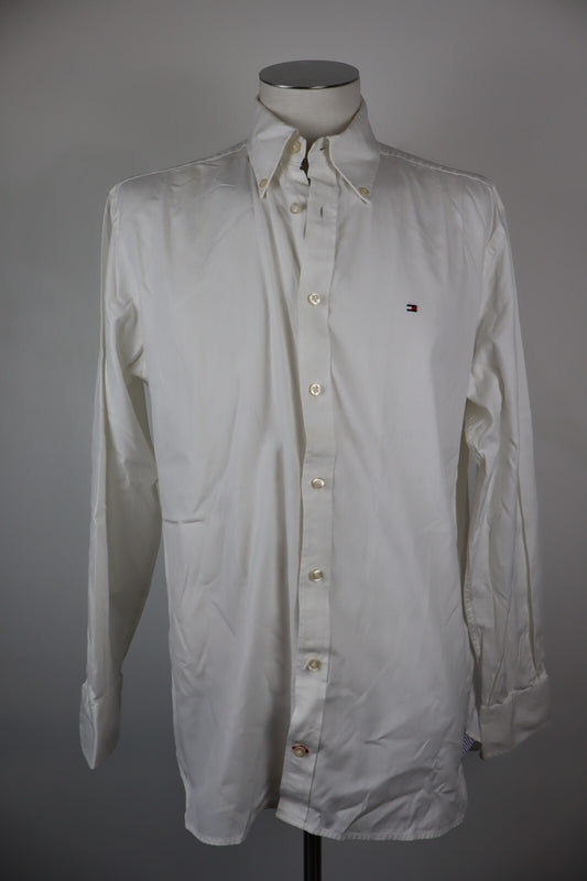 TOMMY HILFIGER CAMICIA UOMO COTONE TG. L MAN CASUAL VINTAGE COTTON SHIRT